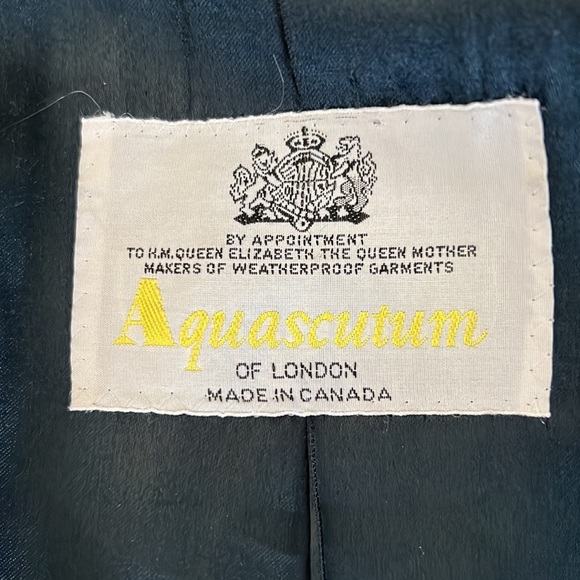 Vintage Aquascutum London Men’s Cashmere, Wool, Nylon blend trench coat - Picture 9 of 16